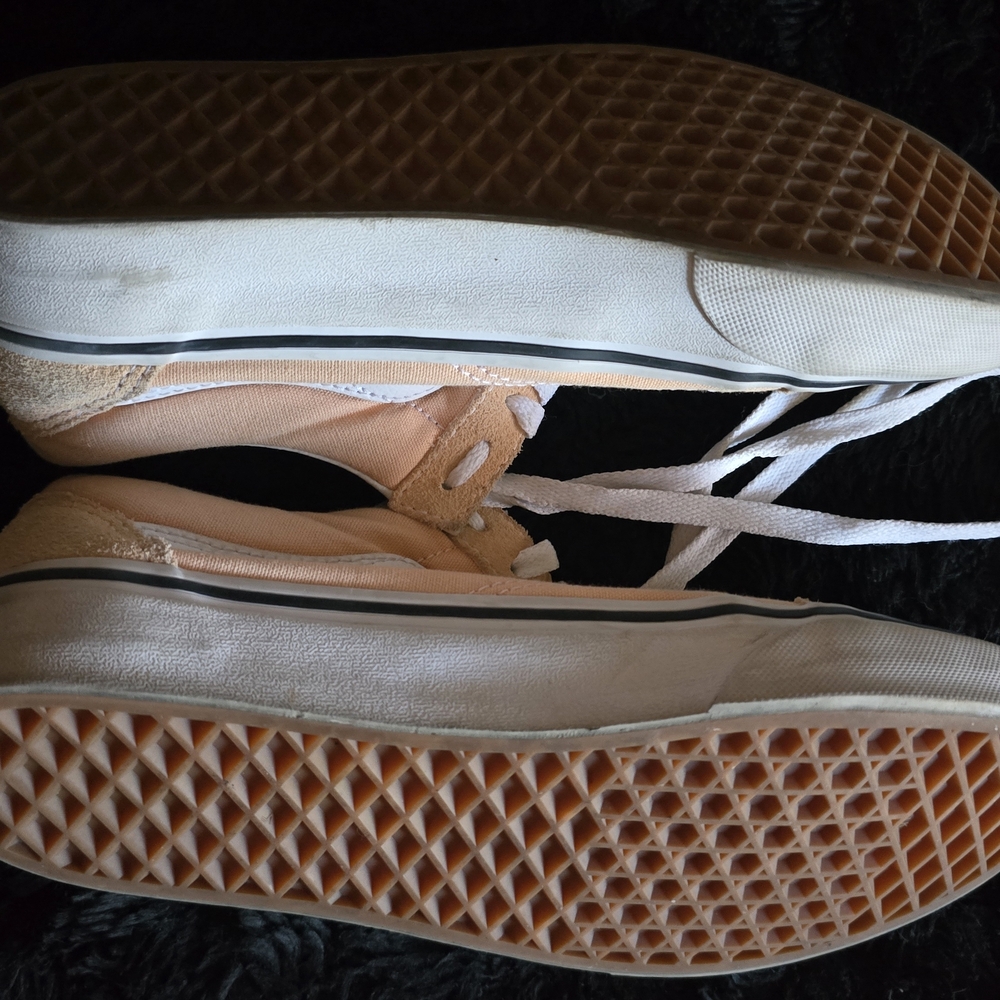 Vans Peach Lace-Up Sneakers